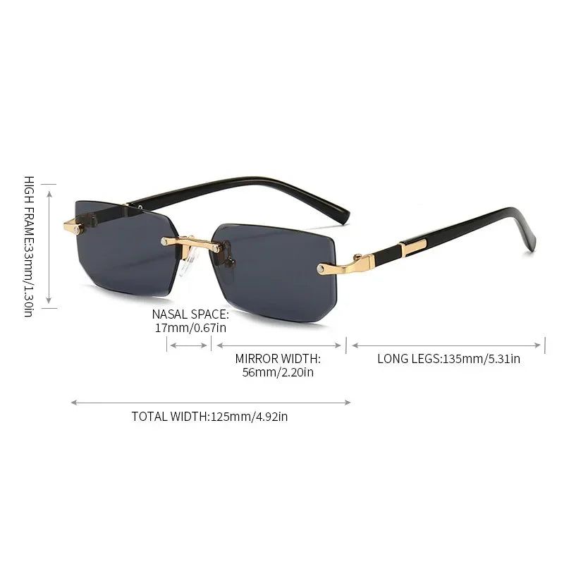 Square Frame Sunglasses-For Men and Women-UV protectant