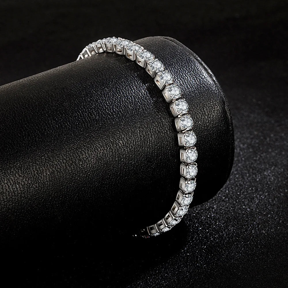 925 Sterling Silver Bracelet Zircon  For Women